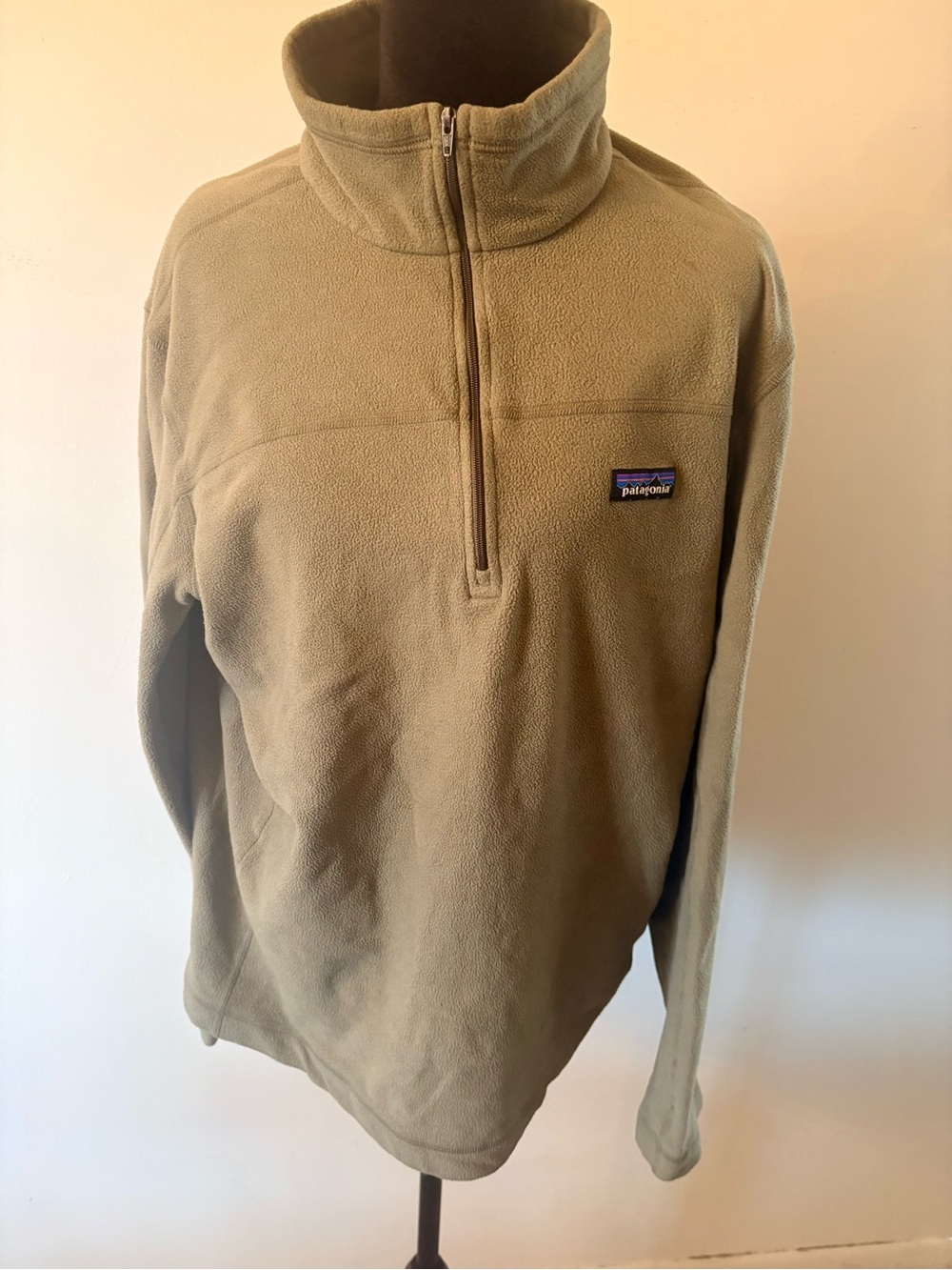 Patagonia Men’s Half-Zip Fleece Pullover - Olive Green Preppy Old Money Luxury